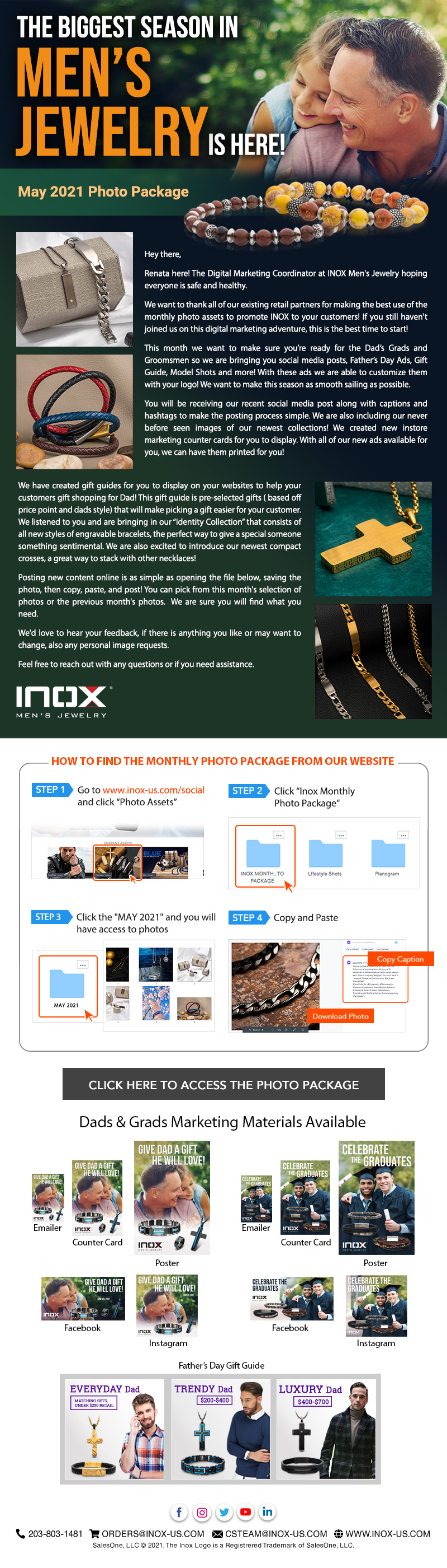 INOX May 2021 Photo Package - Dads, Grads & Groomsmen Special