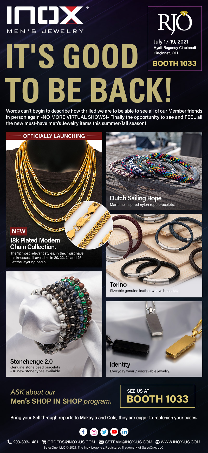 Come See us at RJO Booth 1033