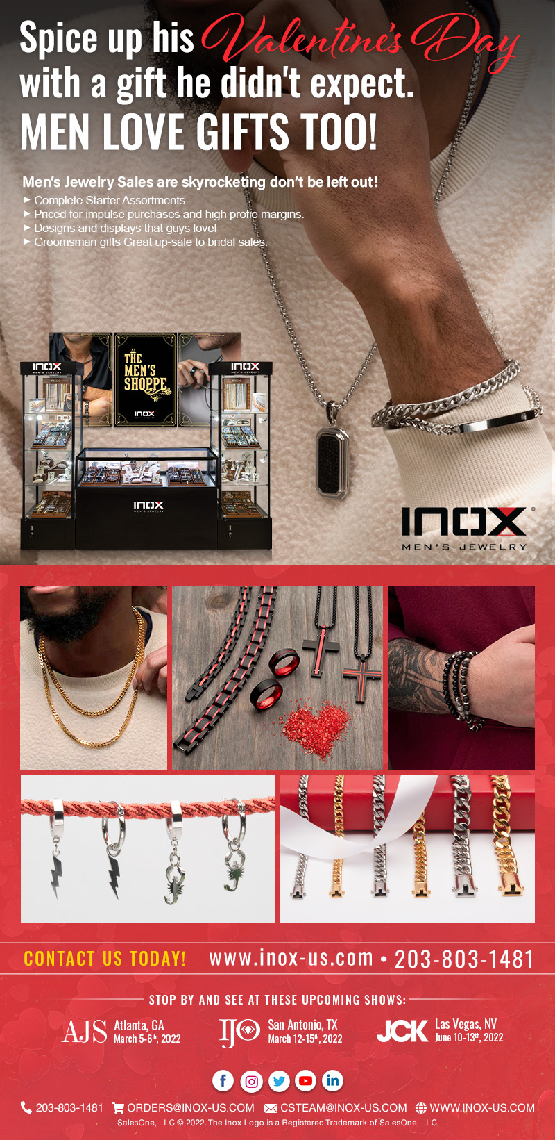 Don't Forget the Guys this Valentine's Day.