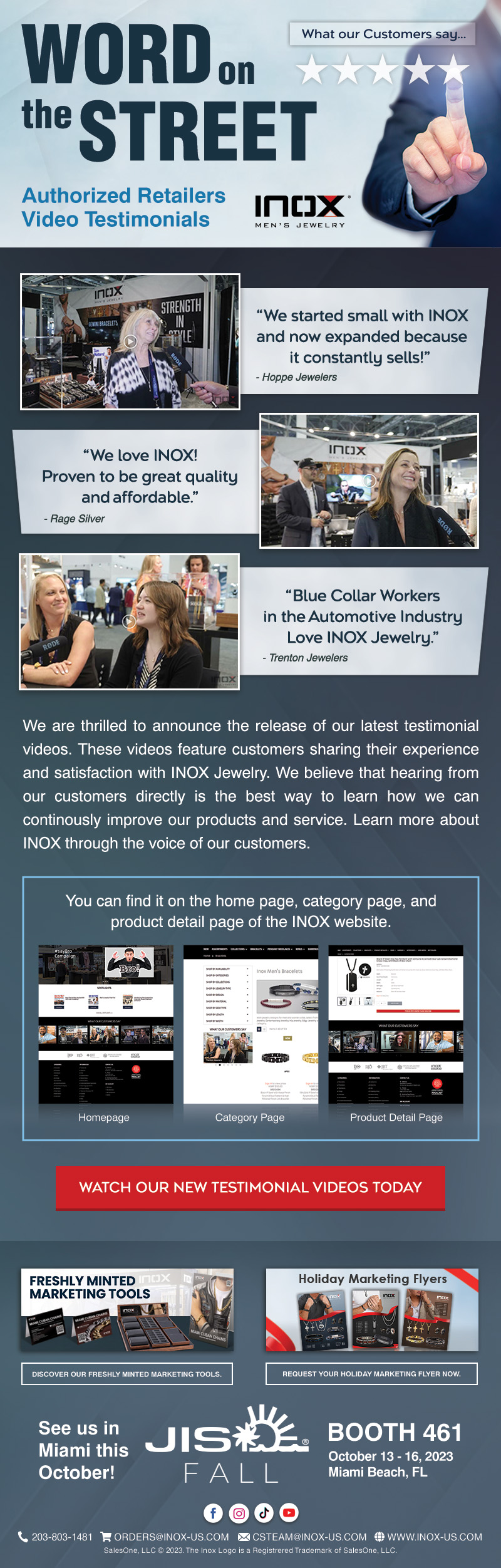 New Video Testimonials from INOX Authorized Retailers