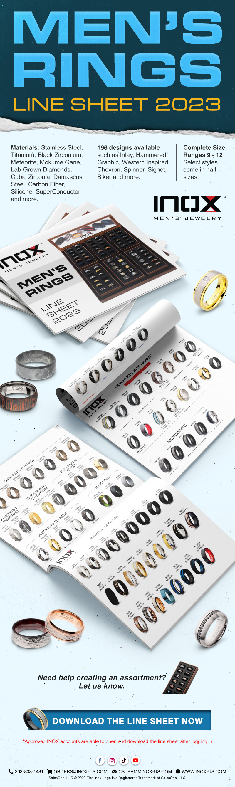 Download the INOX Men's Rings Line Sheet today.