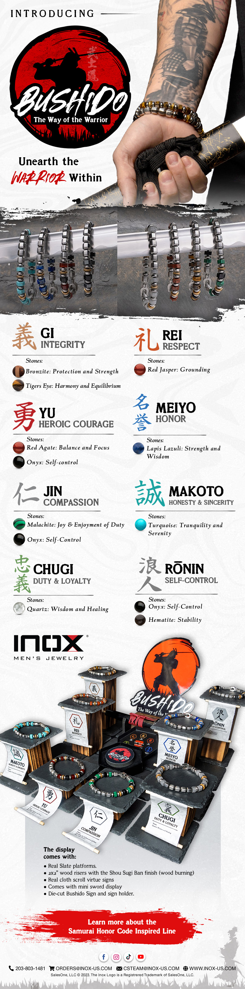 Bushido - Samurai Inspired Line by INOX. Pre-order now!