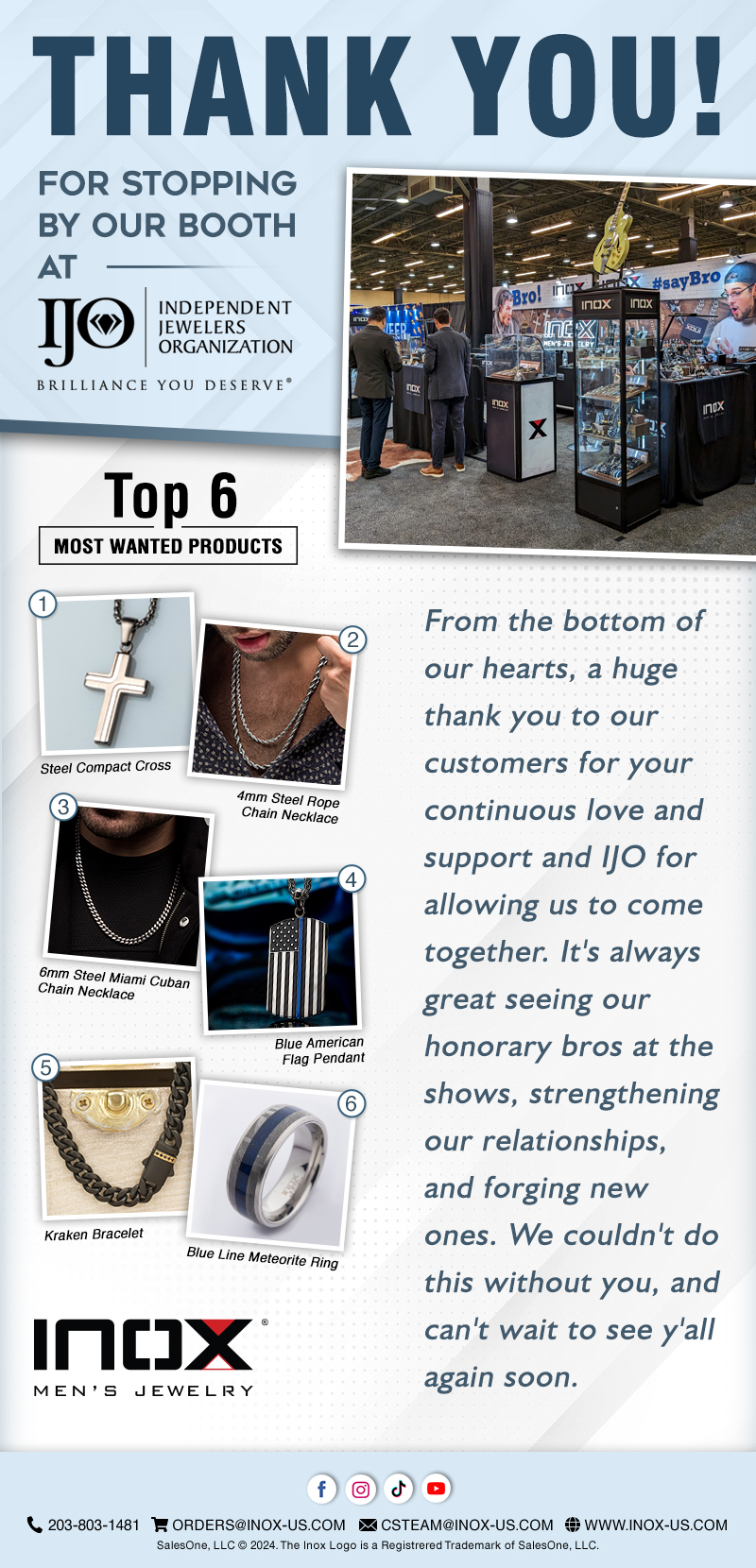 Thank you for your support at IJO Dallas