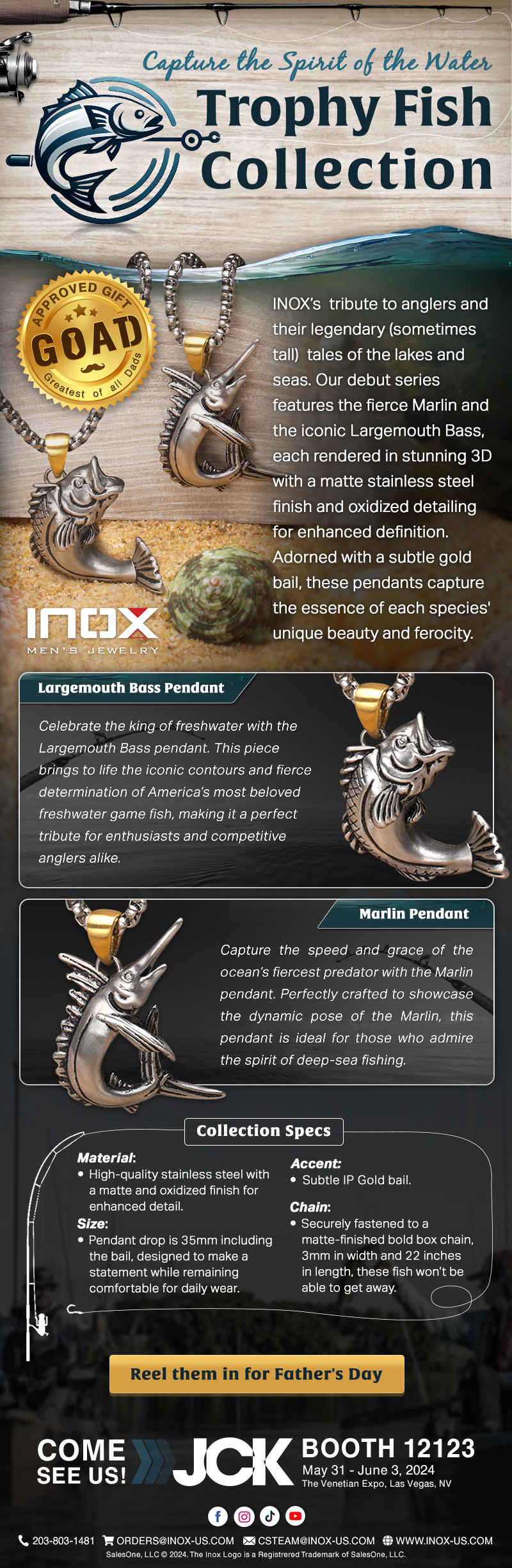 Get Dad a Gift That's Almost as Great as His Fish Stories.