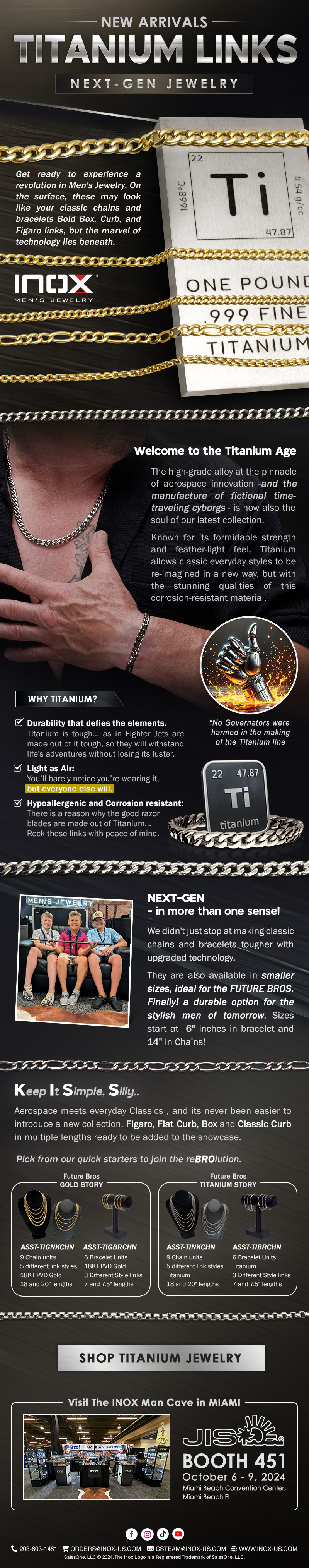 The Next Gen of Jewelry - Titanium Links