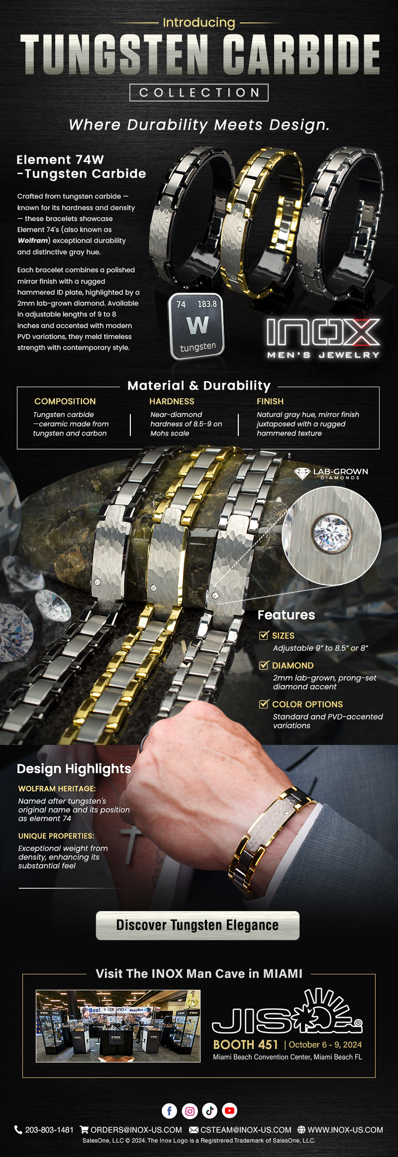 Durability Meets Design: Discover Tungsten Elegance