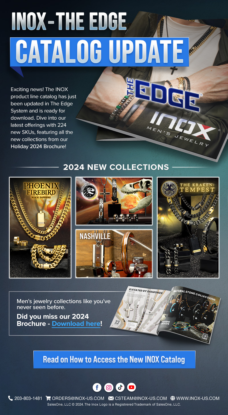 The INOX Catalog has just been updated in The Edge System