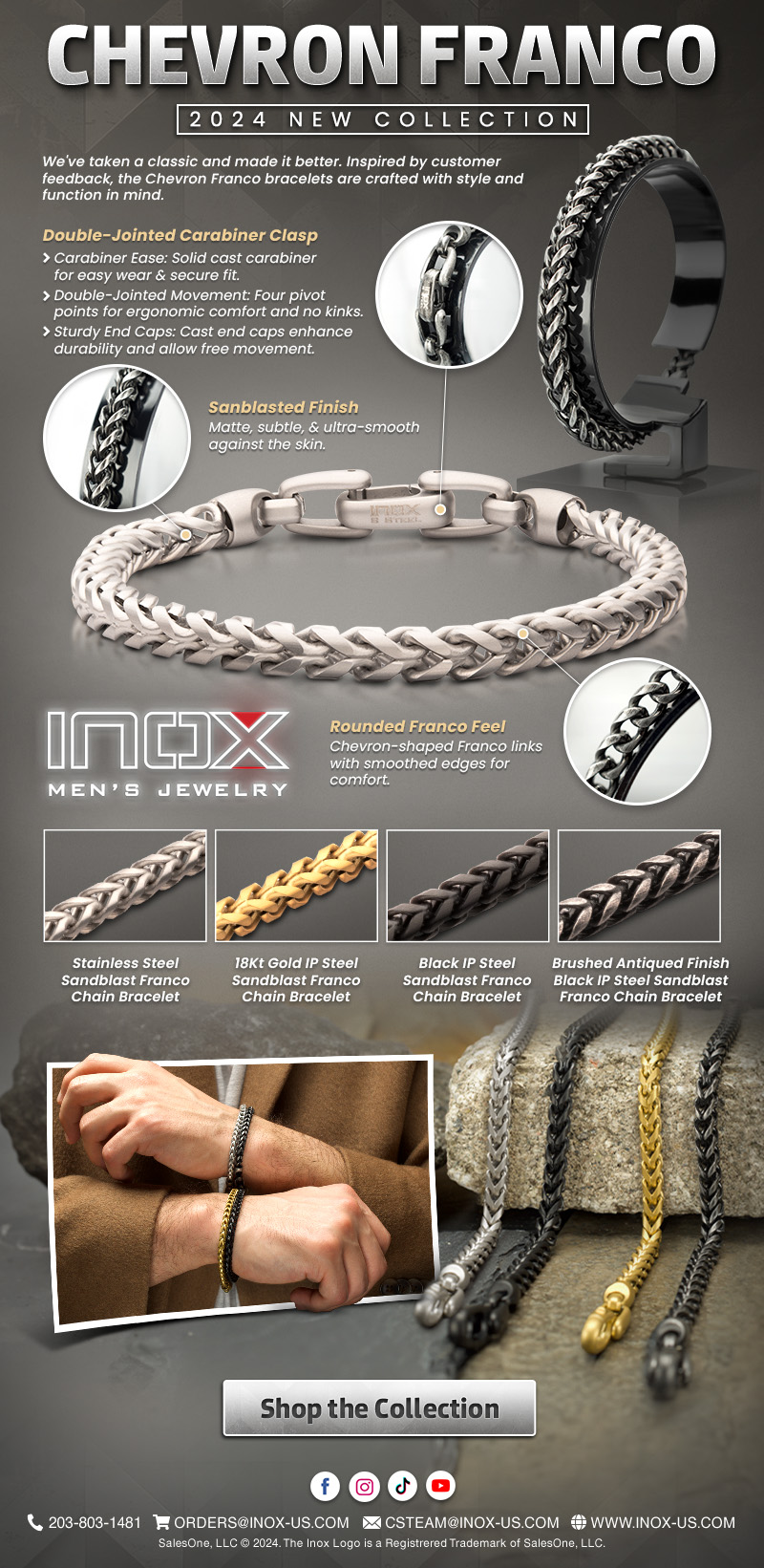 Chevron Franco - The Reinvention of the Chain Bracelet