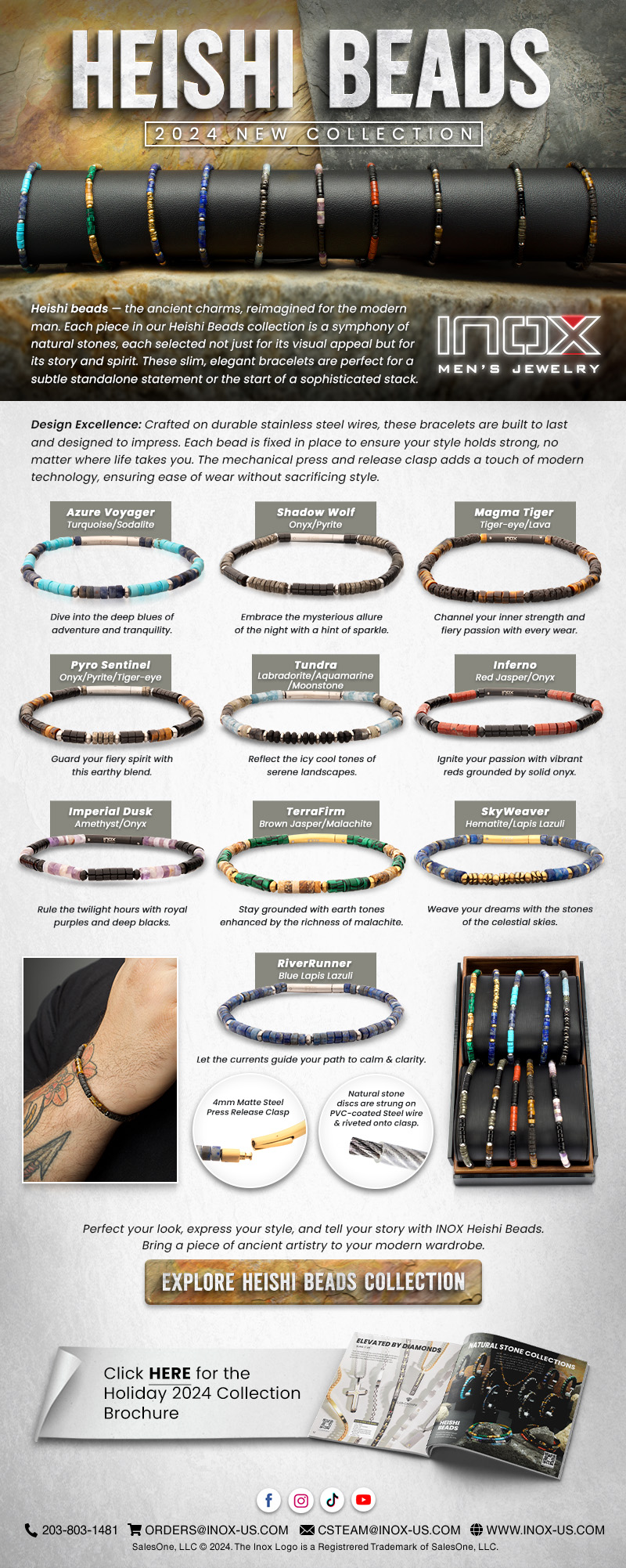 The Bead Drops Here: Catch the Heishi Stone Collection
